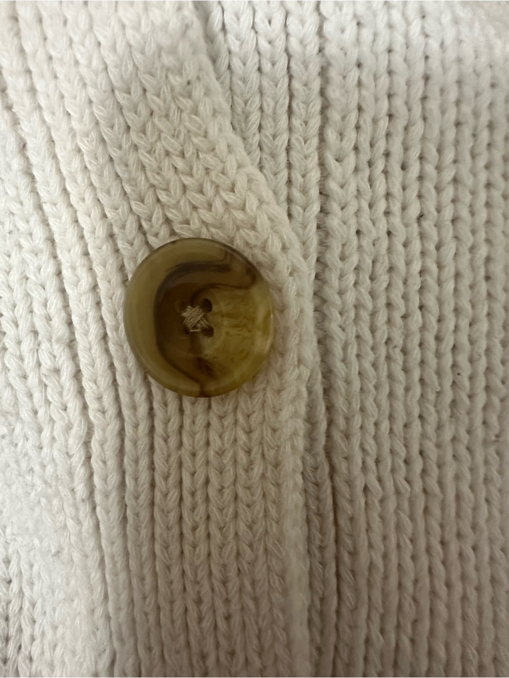a new day Cream Button-Front Knit Cardigan with Pockets - Picture 3 of 3